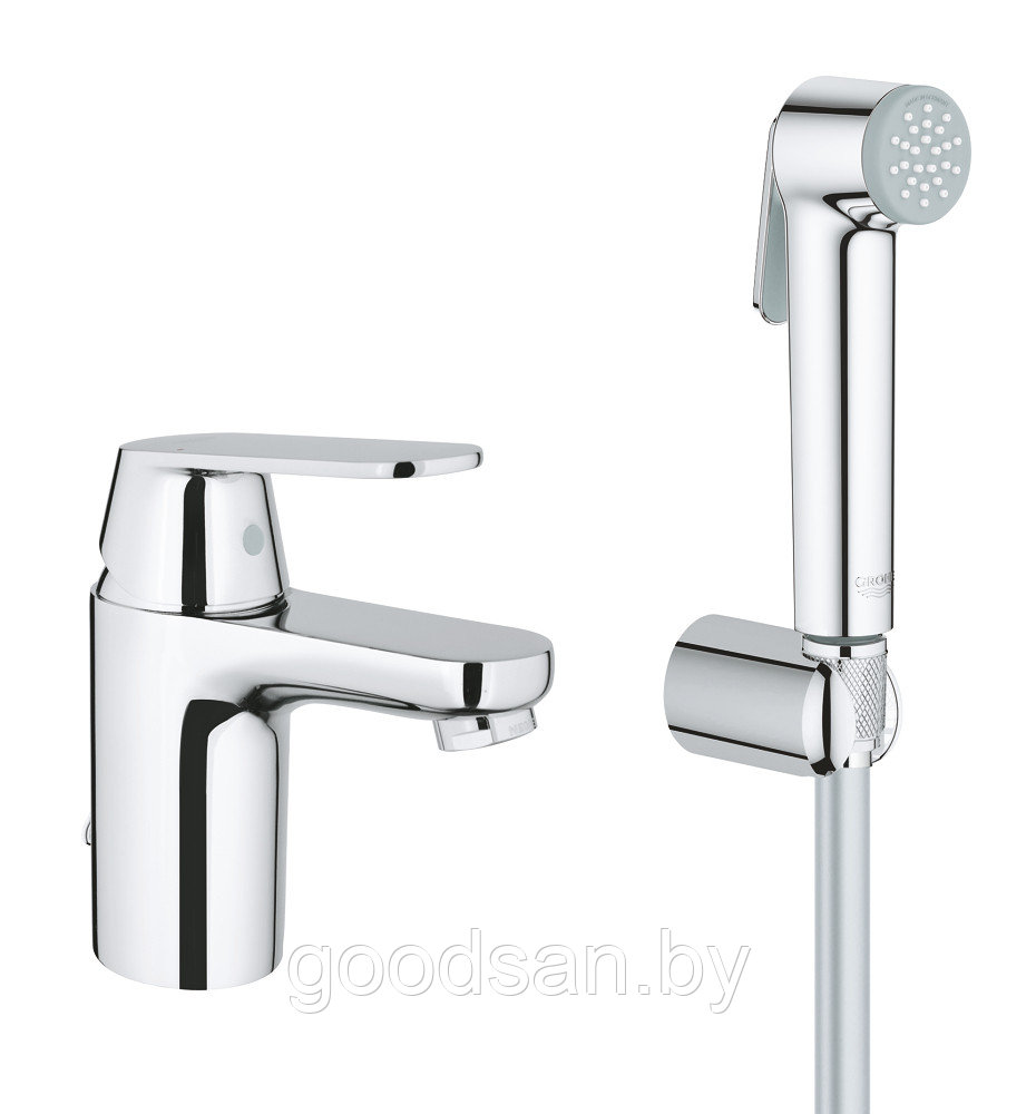 Смеситель для умывальника с гигиеническим набором Grohe Eurosmart cosmopolitan 23125000