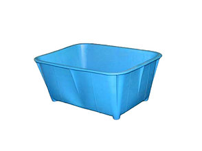 Ящик хозяйственный 40л (цветной, пищевой) (без ручек, НЕ белый, пищевой, производство РБ)