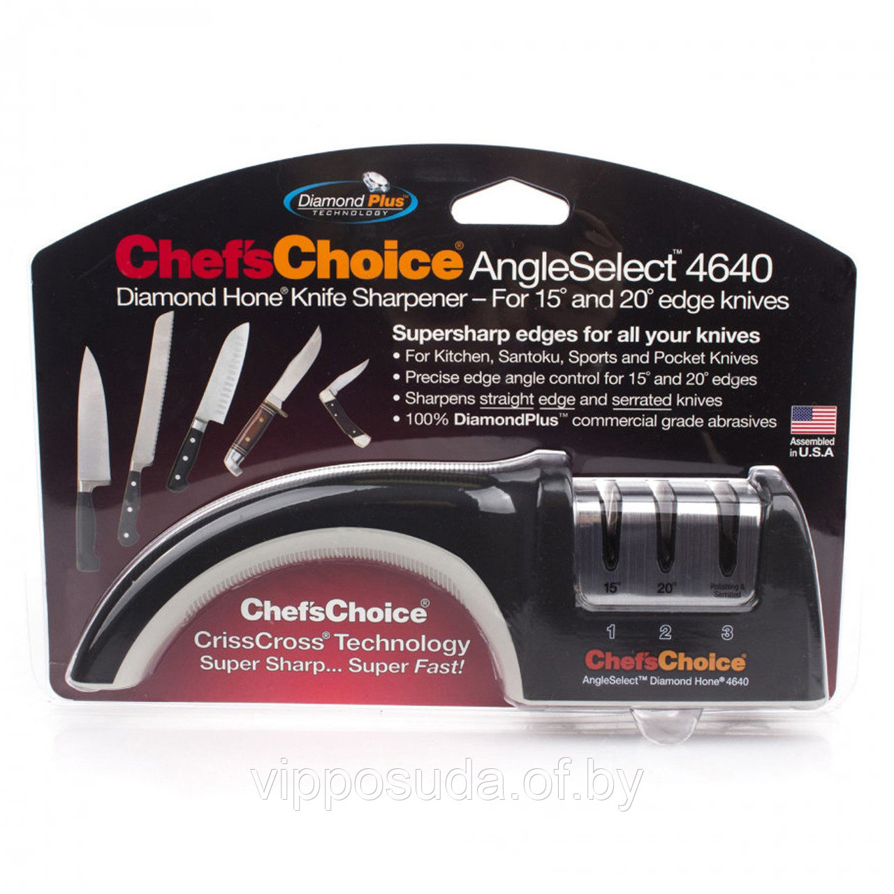 Механическая точилка (ножеточка) Chefs Choice CC4640 - фото 2 - id-p90046018