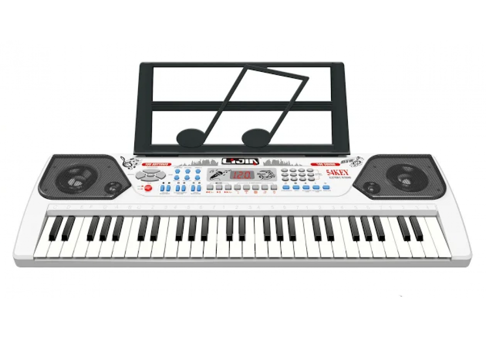 Детский синтезатор пианино LIJIN 328-04 с USB-портом и микрофоном от сети и на батарейках - фото 2 - id-p90046039
