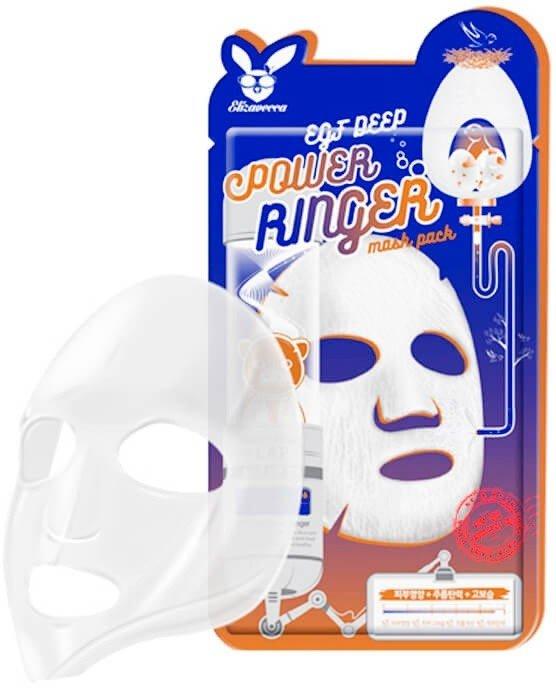 Тканевая маска для активной регенерации эпидермиса ELIZAVECCA EGF Deep Power Ringer Mask Pack