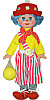 Кукла Клоун Лева 1 (40-45 см)