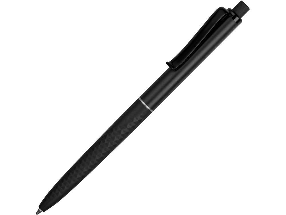 Ручка пластиковая soft-touch шариковая Plane, черный - фото 1 - id-p90065622
