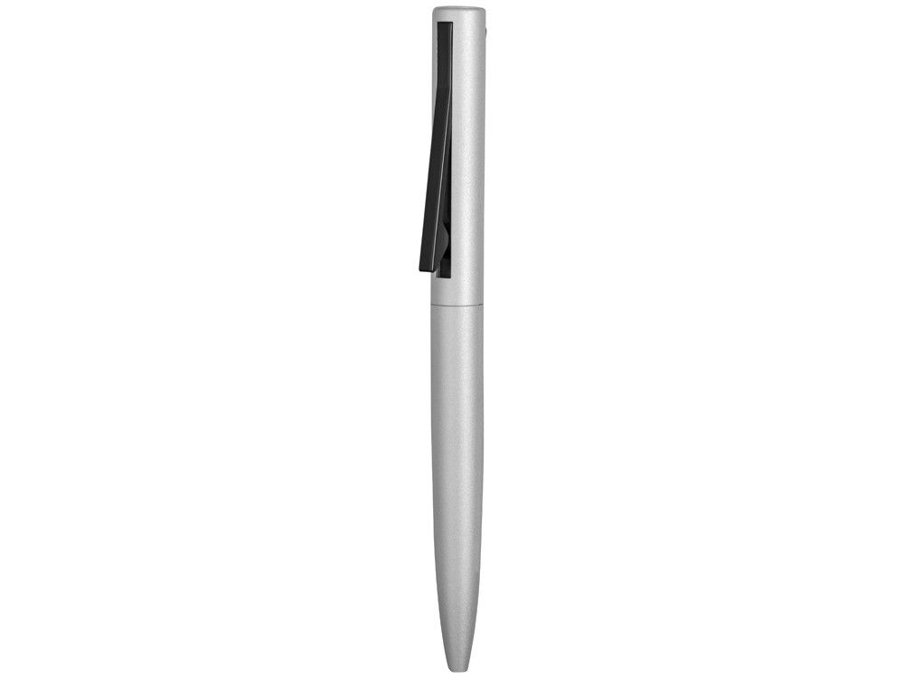 Ручка металлическая шариковая Bevel, серебристый/черный - фото 2 - id-p90065643