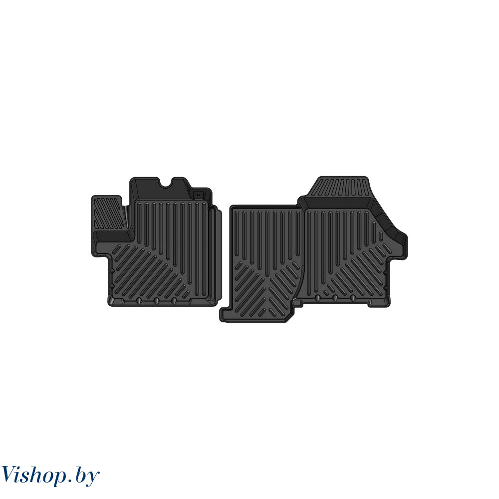 Коврики резиновые в салон 3D PREMIUM для Peugeot Boxer Черные - фото 1 - id-p90064131