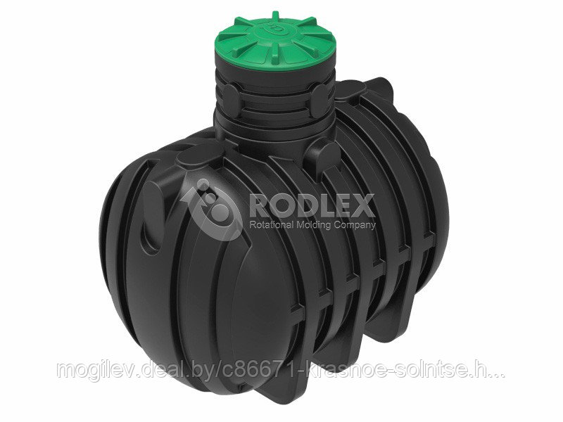 Емкость для канализации RODLEX-S5000 с горловиной 500 мм и крышкой.