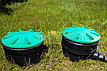 Колодец пластиковый в сборе канализационный с приемным лотком Rodlex высотой 2000 мм, фото 2