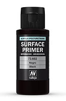 Грунт Surface Primer акриловый полиуретановый, черный (BLACK), 60 мл, Vallejo