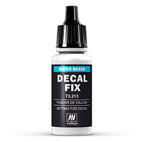 Жидкость для фиксации декалей Vallejo Decal fix, 17мл. V-73213 Жидкость для фиксации декалей Vallejo Decal fix, 17мл.