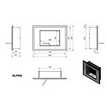Биокамин Alfa (золото, медь, сталь, чёрный), фото 4