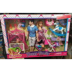 Кукольный набор Барби "Счастливая семья" 18023