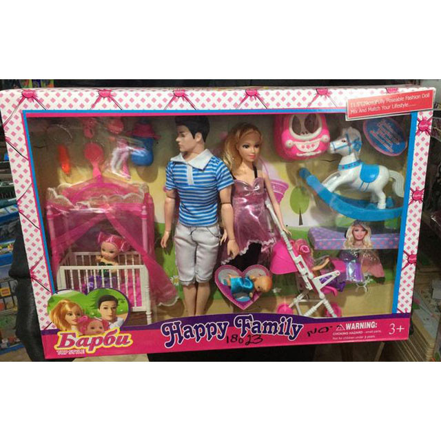 Кукольный набор Барби "Счастливая семья" 18023 - фото 1 - id-p90106073