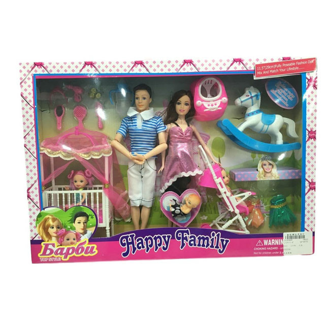 Кукольный набор Барби "Счастливая семья" 18023 - фото 2 - id-p90106073