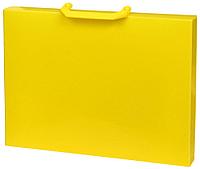 Портфель пластиковый «Каляка-Маляка» 320*235*35 мм, желтый