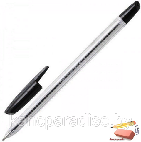 Ручка шариковая Linc Corona Plus, 0,3 мм., черная, арт.3002N/black - фото 1 - id-p90108385