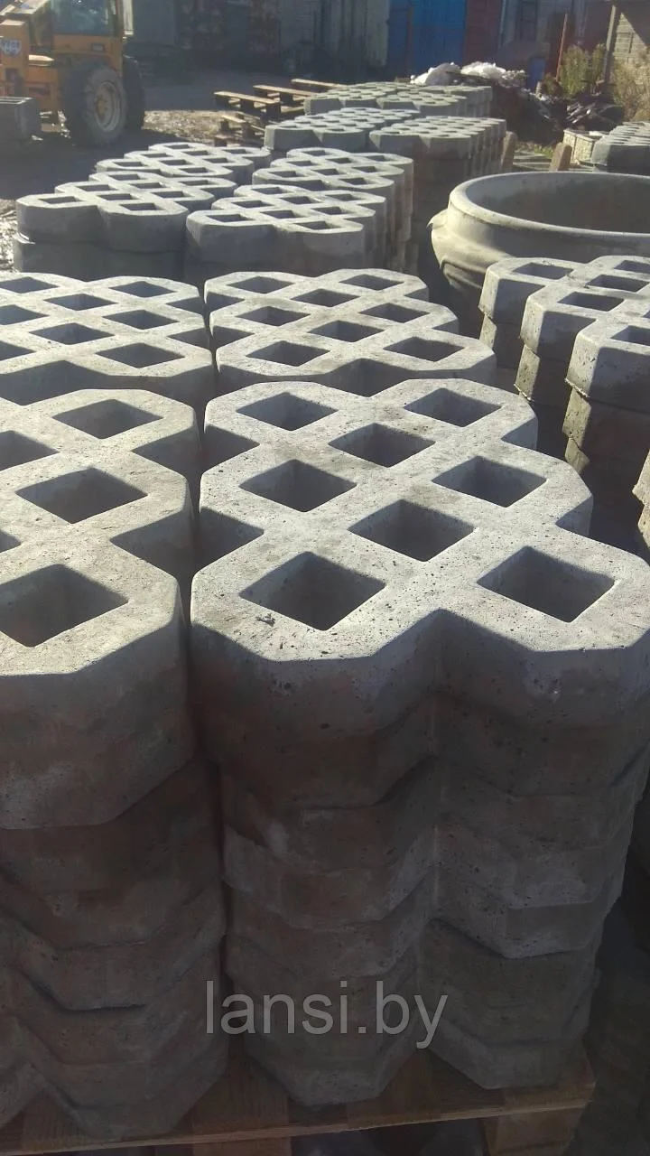 Решётка бетонная "Травница Ромб" 60х40х8см - фото 4 - id-p58231621