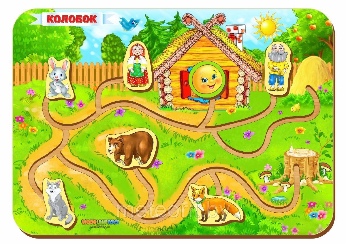 Игрушка-лабиринт "Колобок"