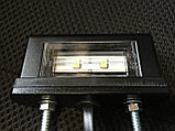 Фонарь освещения номерного знака FT-016 LED чёрного цвета c проводом., фото 2