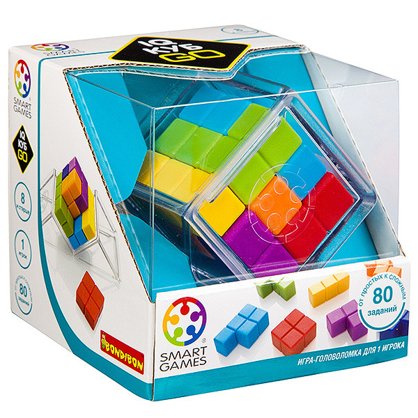 IQ-Куб GO, Логическая игра (IQ SmartGames) - фото 1 - id-p90162206