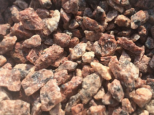 Щебень коричневый гранит (фр. 7-12 мм.) 1 тонна, фото 2
