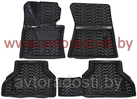 Коврики для BMW X5 E70 / X6 E71 (2007-2013) 3D c подпятником / БМВ Х5 / Х6 [62411] / Aileron