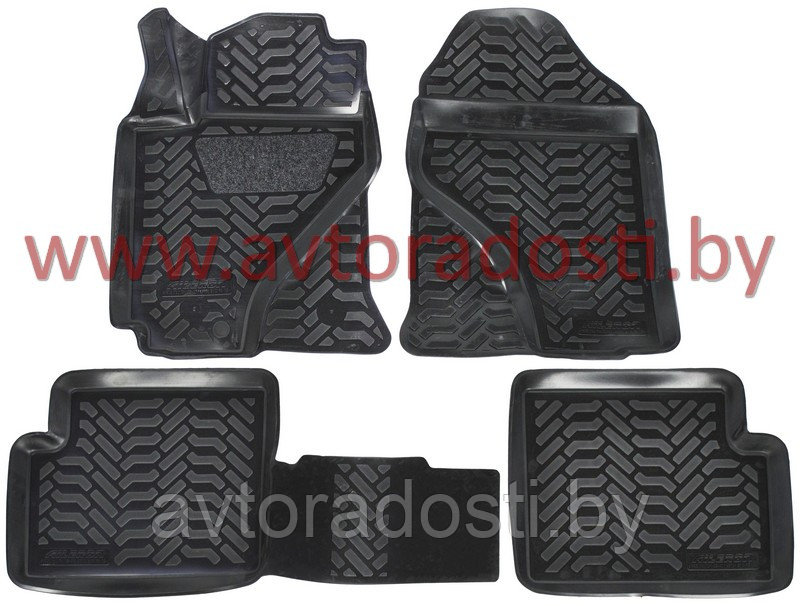 Коврики для Toyota Corolla / Toyota Matrix / Pontiac Vibe (2001-2007) 3D c подпятником / Тойота Королла 61903