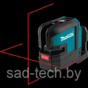 Нивелир лазерный MAKITA SK 105 DZ в сумке (проекция: крест, до 35 м, +/- 0.30 мм/м, резьба 1/4")