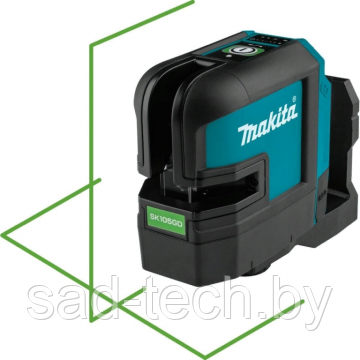 Нивелир лазерный MAKITA SK 105 GDZ в сумке (проекция: крест, до 35 м, +/- 0.30 мм/м, резьба 1/4")