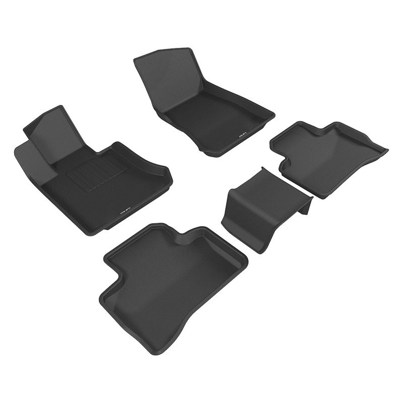 Коврики салонные Sotra 3D Lux для Mercedes-Benz X205/X253 GLC-Class (2015-) черные