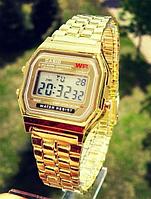 Часы Casio электронные (золотые)