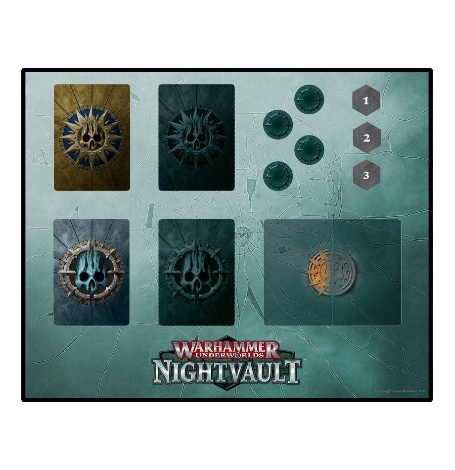 Warhammer Underworlds: Nightvault - Игровой Мат / Playmat (арт. 110-40) - фото 2 - id-p90242867