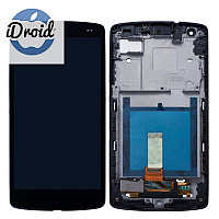 Дисплей (экран) LG Nexus 5 (D820, D821) с тачскрином в рамке, черный