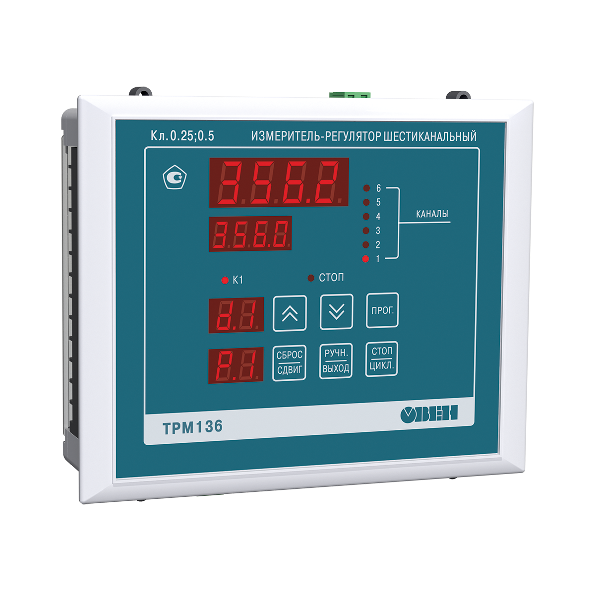 ТРМ136 шестиканальный регулятор с RS-485 - фото 1 - id-p90267170