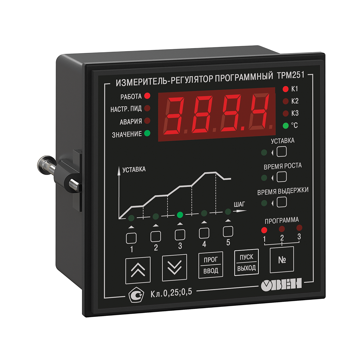 ТРМ251 ПИД-регулятор с пошаговыми программами и RS-485