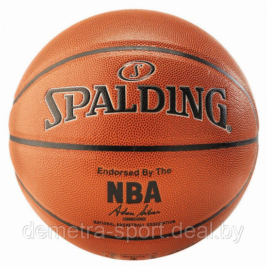 Баскетбольный мяч Spalding NBA Silver - фото 1 - id-p90280815