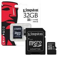 Micro SDHC карта памяти Kingston 32GB Сlass 10