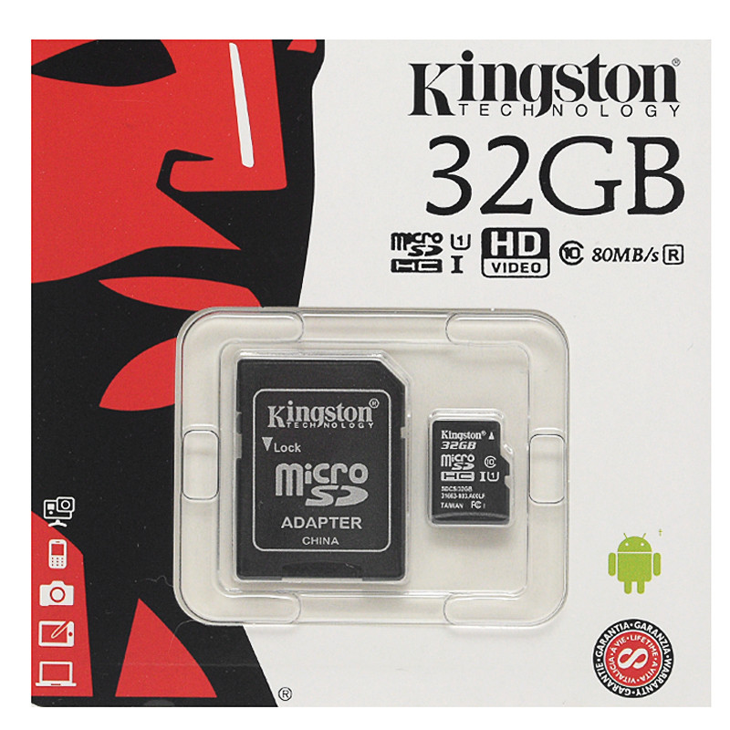 Micro SDHC карта памяти Kingston 32GB Сlass 10 - фото 2 - id-p90280800