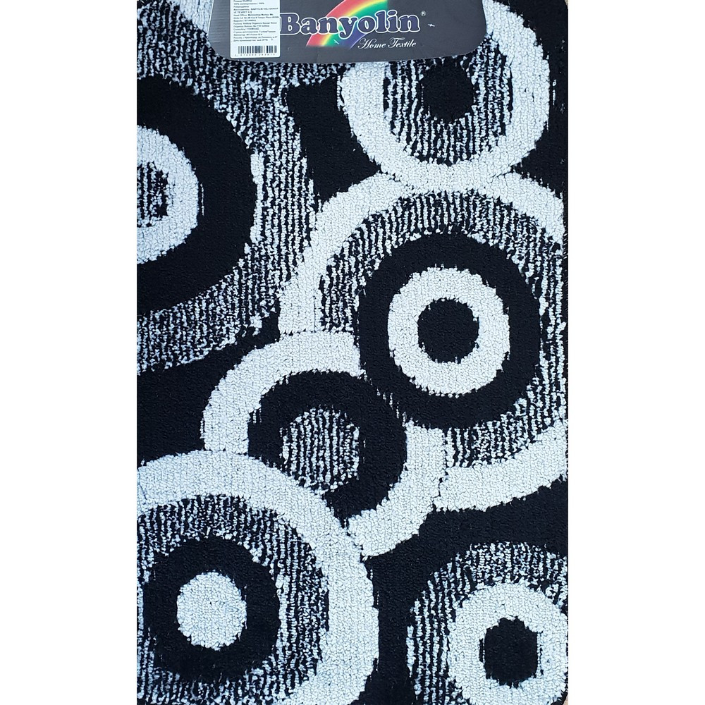 Коврик в ванную CLASSIC MULTI одинарный ЧЁРНЫЙ