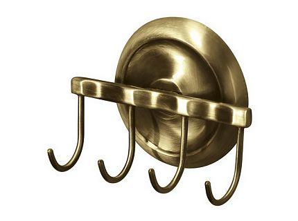 Вешалка на 4 крючка BISK DECO 02214