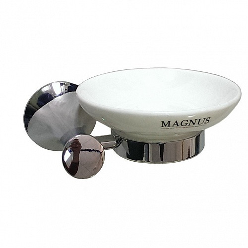 Мыльница керамическая с креплением к стене MAGNUS 85004