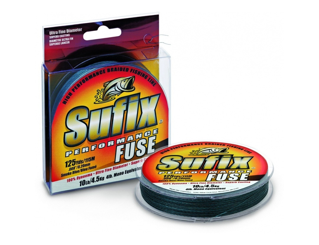 Плетеный шнур Sufix Perfomance Fuse дымчато-голубой 250 м. 0.20 мм. - фото 1 - id-p90287282