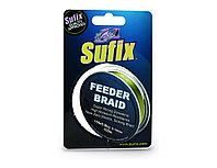 Тонущий плетеный шнур Sufix Feeder Braid оливковый 100 м.