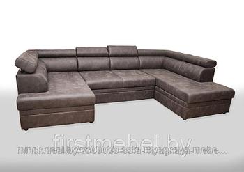 П-образный диван-кровать "Илфорд"  с подъемными подголовниками. 