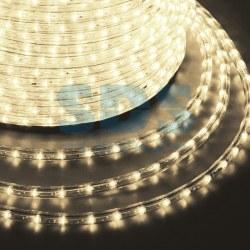 Дюралайт LED, свечение с динамикой (3W), 24 LED/м, теплый белый, 6м