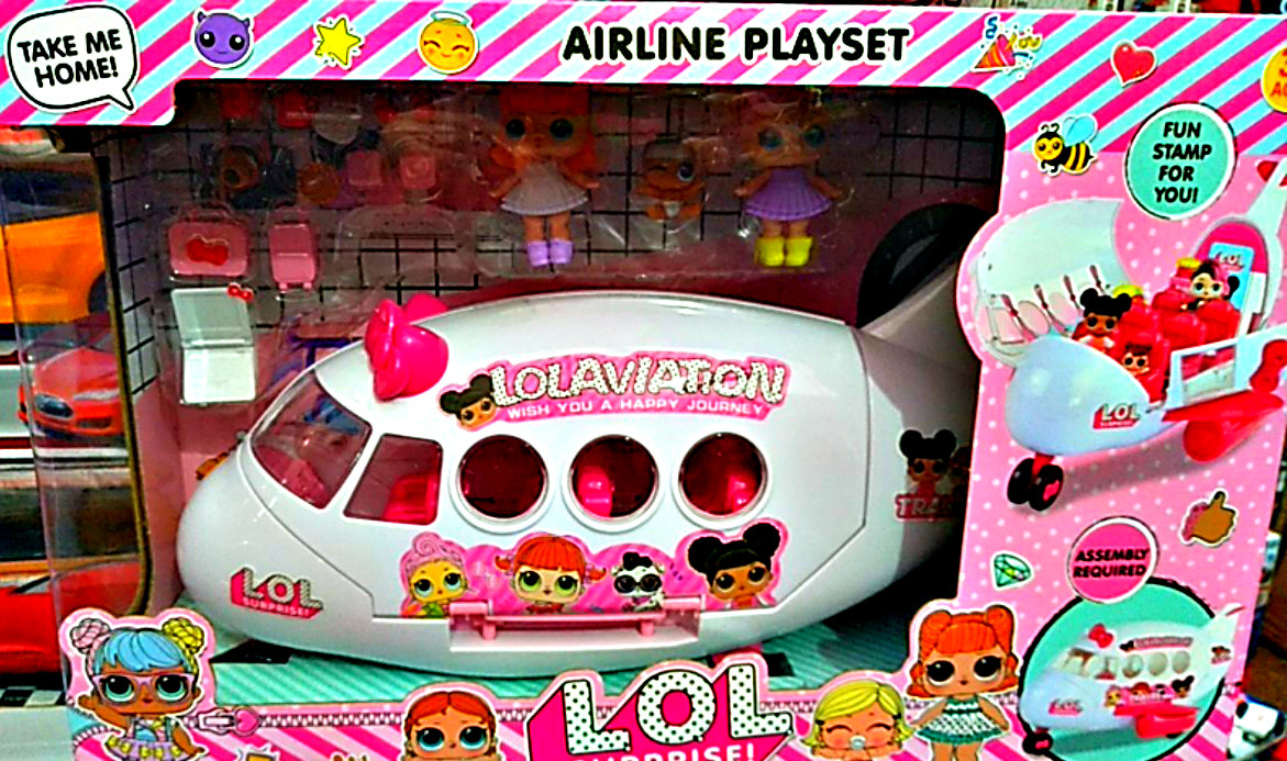 Самолет Лол lol с куклами - фото 1 - id-p90336898