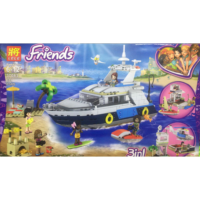 Конструктор Lele Friends 37083 Летние каникулы 3в1 (аналог Lego Friends) 621 деталь