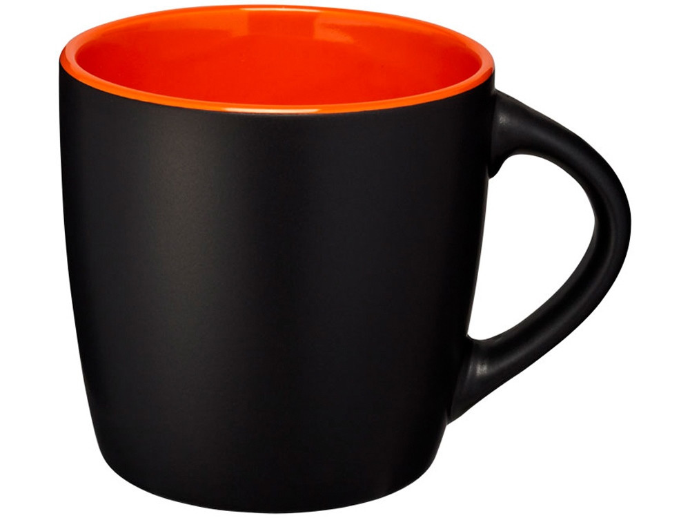 Керамическая чашка Riviera, черный/оранжевый - фото 1 - id-p90339679