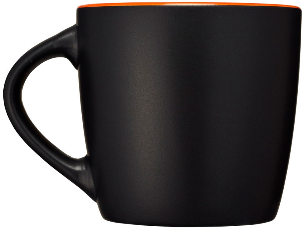 Керамическая чашка Riviera, черный/оранжевый - фото 4 - id-p90339679
