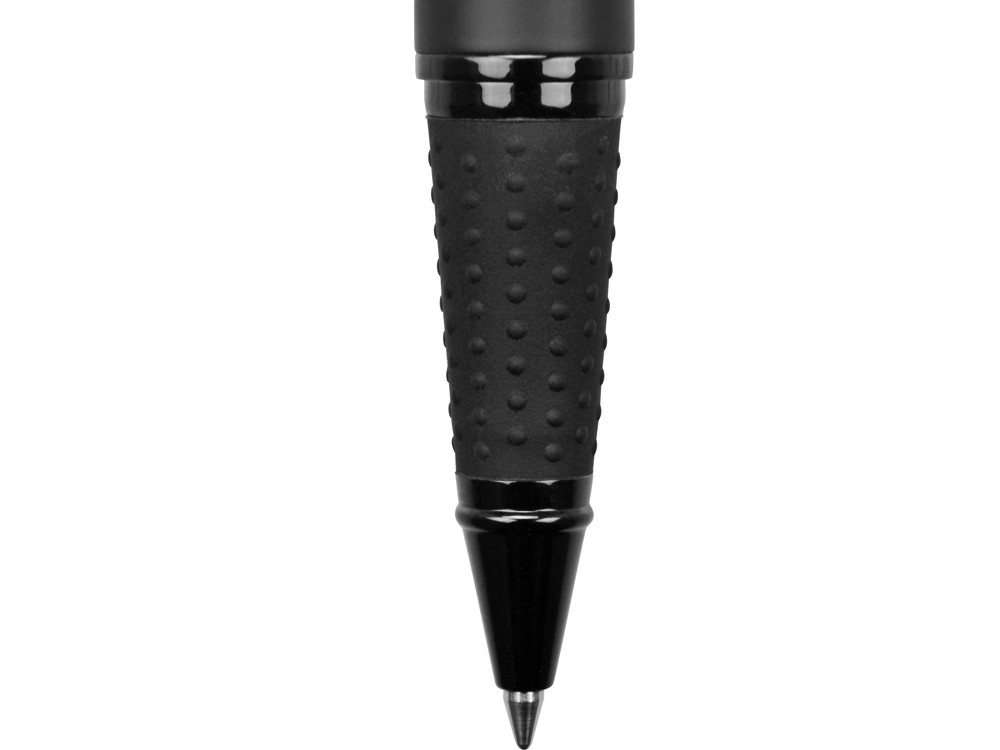 Ручка металлическая роллер Uma VIP R GUM soft-touch с зеркальной гравировкой, черный - фото 4 - id-p90339702