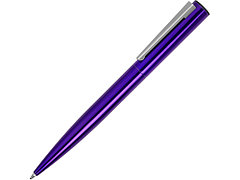 Ручка металлическая шариковая Icicle под полимерную наклейку, темно-синий